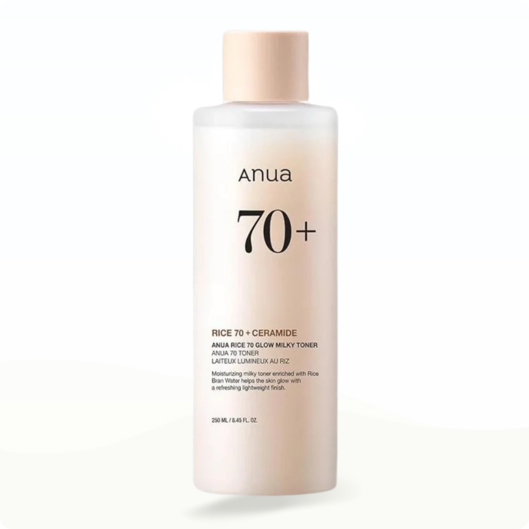 Anua Rice 70 Glow Milky Toner, for Glass Skin 250ml
