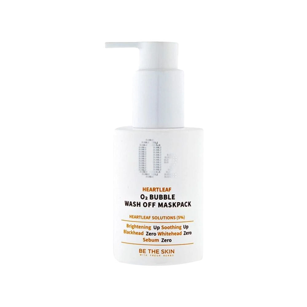 Be The Skin Heartleaf O2 Bubble wash off maskpack 120g 120g