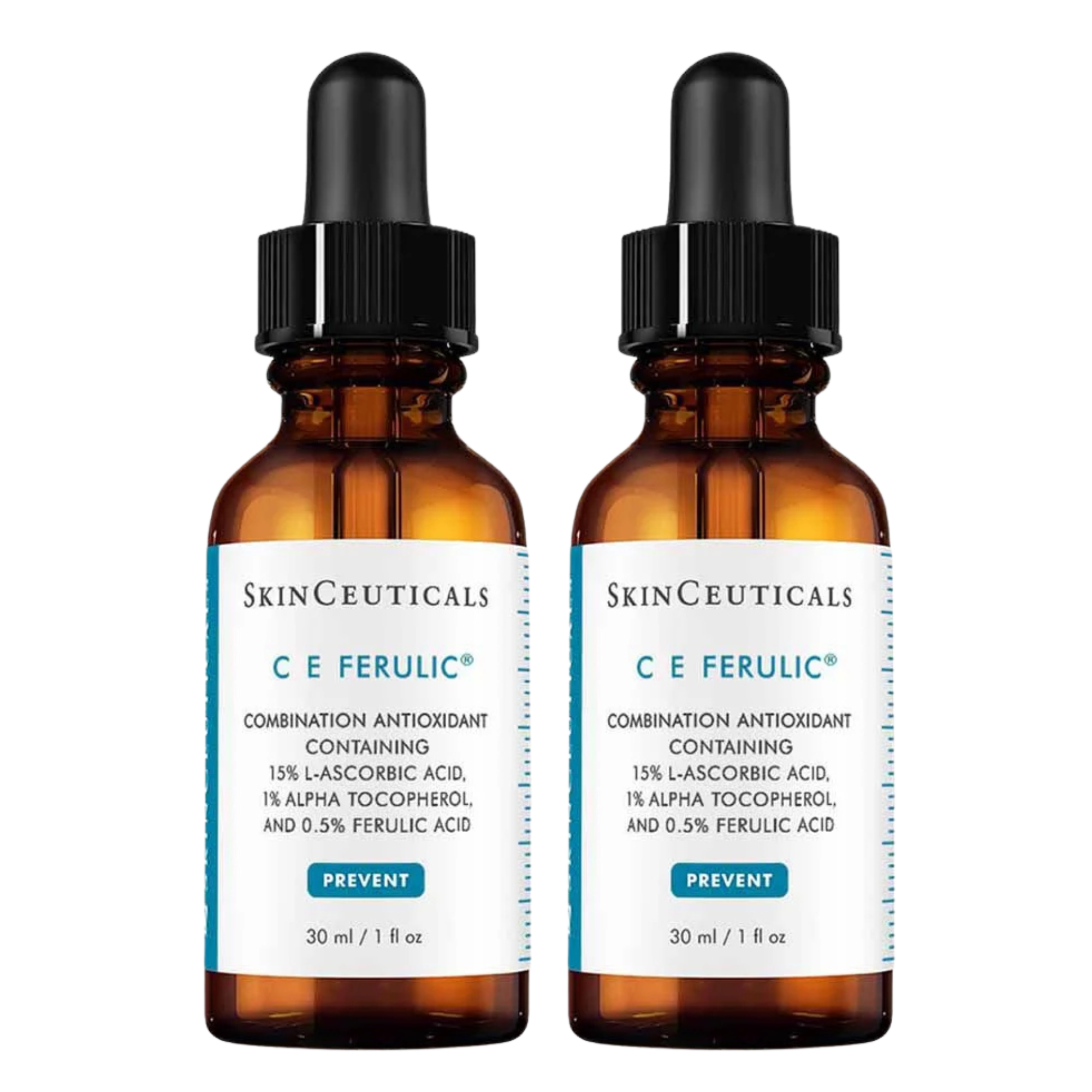 SkinCeuticals C E Ferulic® 15% Vitamin C Antioxidant Serum 30ml (2-Pack Value Set)