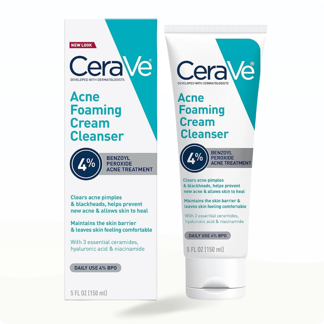 CeraVe Acne Foaming Cream Cleanser 150 mL (5 fl oz)