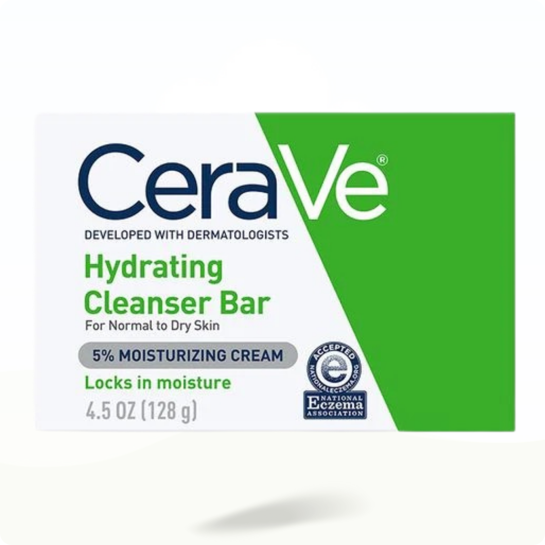 CeraVe Hydrating Cleanser Bar Soap For Normal To Dry Skin 4.5 oz (128 g)