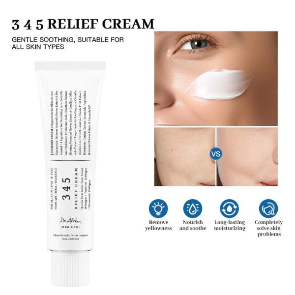 Dr.Althea 345 Relief Cream 50ml Moisturizer for Face Facial Moisturizer
