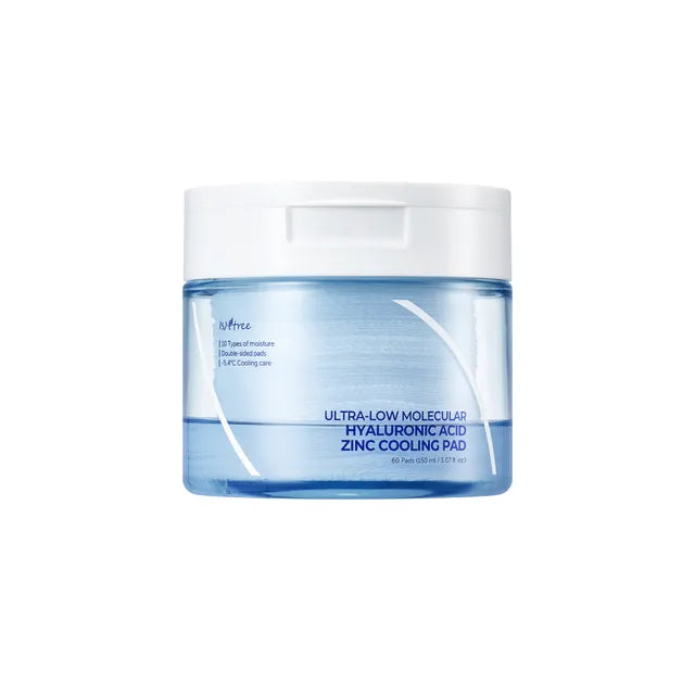Isntree Ultra-Low Molecular Hyaluronic Acid Zinc Cooling Pad 150ml