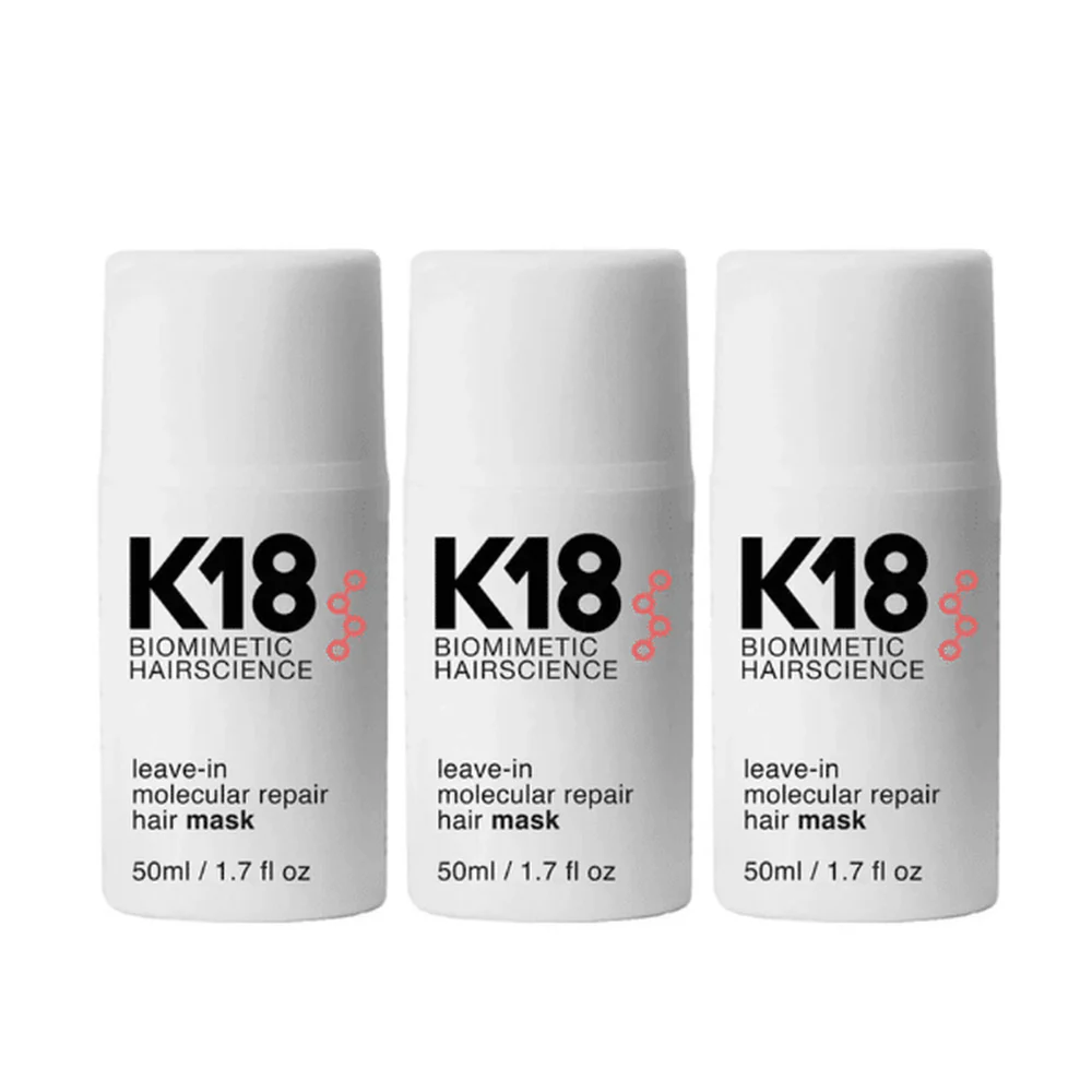  K18 Leave-In Molecular Repair Hair Mask (3 Packs) 50ML
