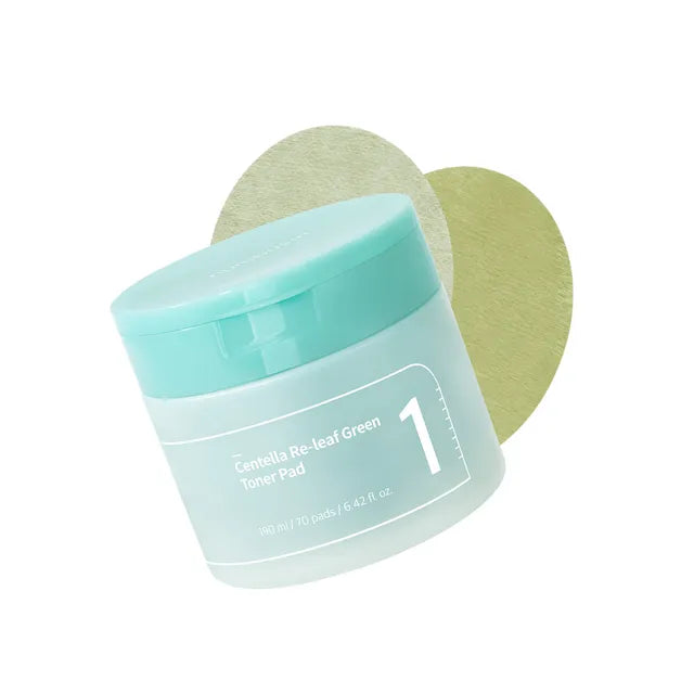 Numbuzin No.1 Centella Re-Leaf Green Toner Pad 190ml