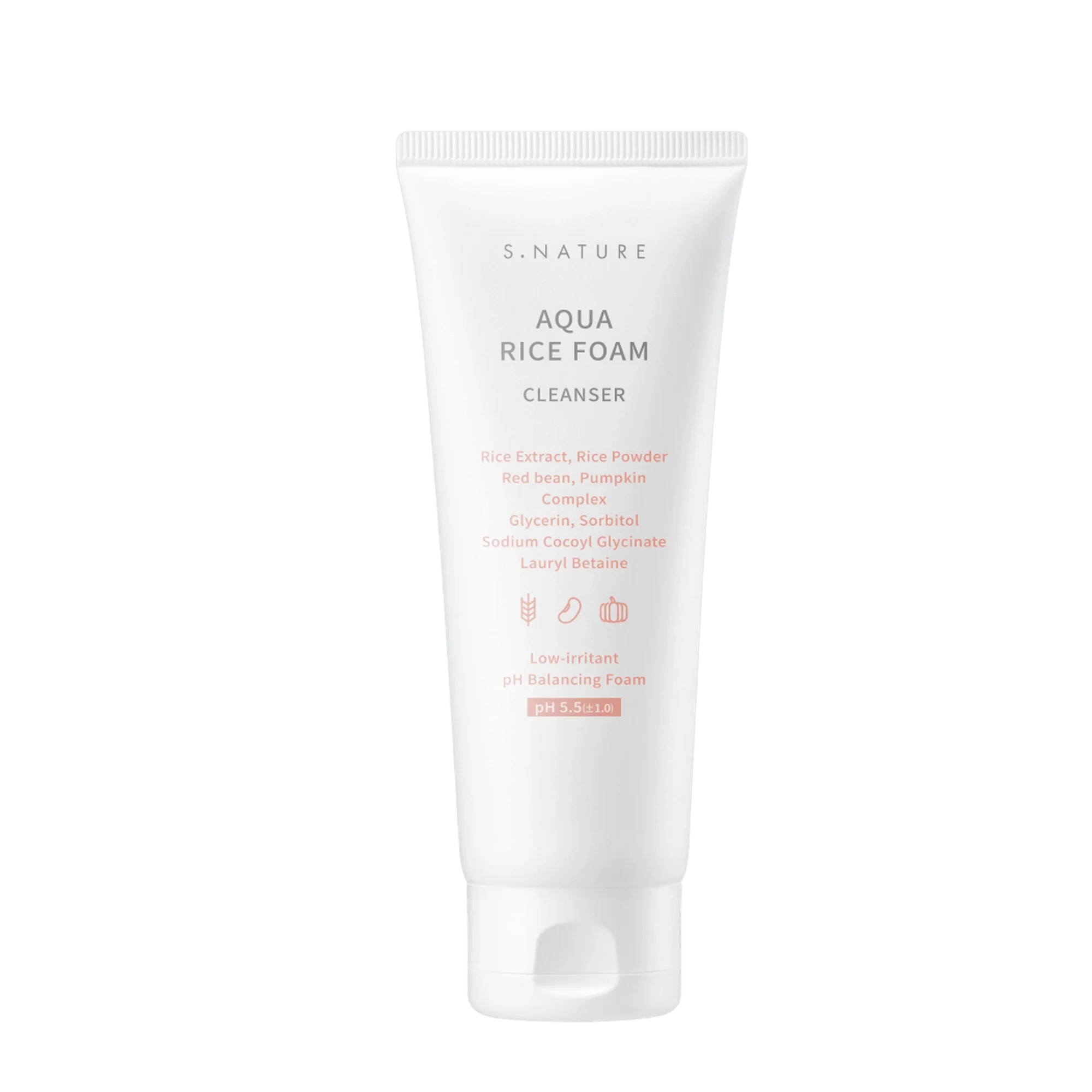 S.Nature AQUA RICE FOAM CLEANSER 160ml