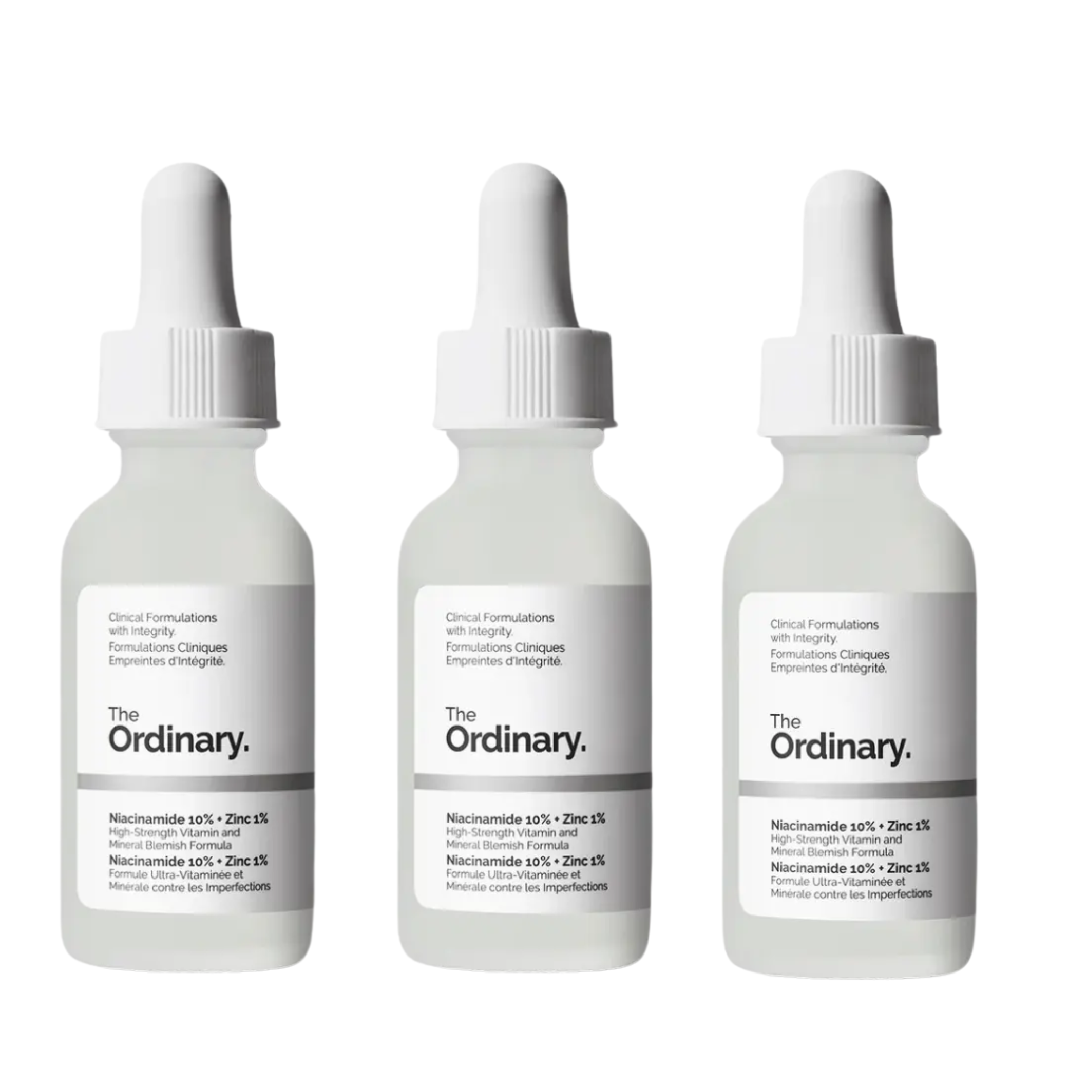 The Ordinary Niacinamide 10% + Zinc 1% Serum (3 Pack)