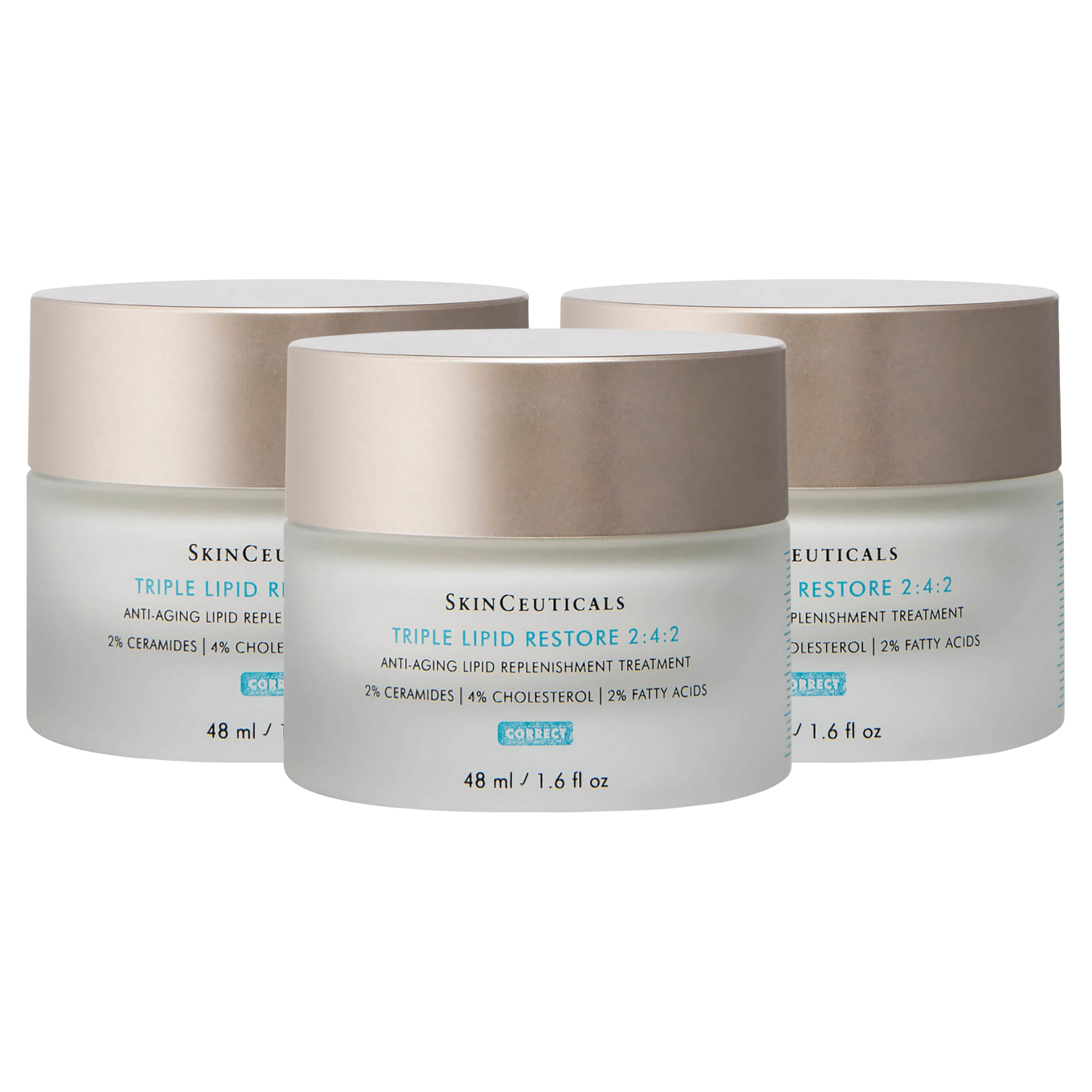 SkinCeuticals Triple Lipid Restore 2:4:2 Barrier Repair Moisturizer (3-Pack Value Set)