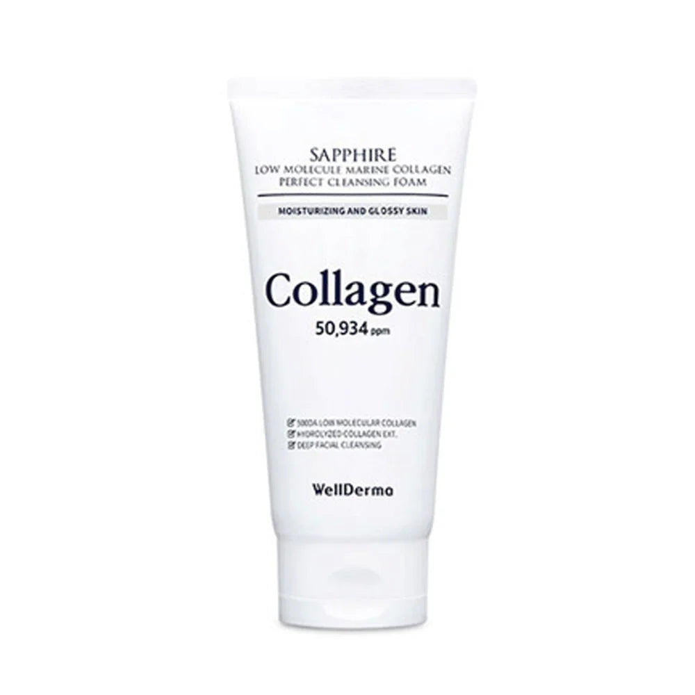 WellDerma Sapphire Low Molecule Marine Collagen Perfect Cleansing Foam 150ml